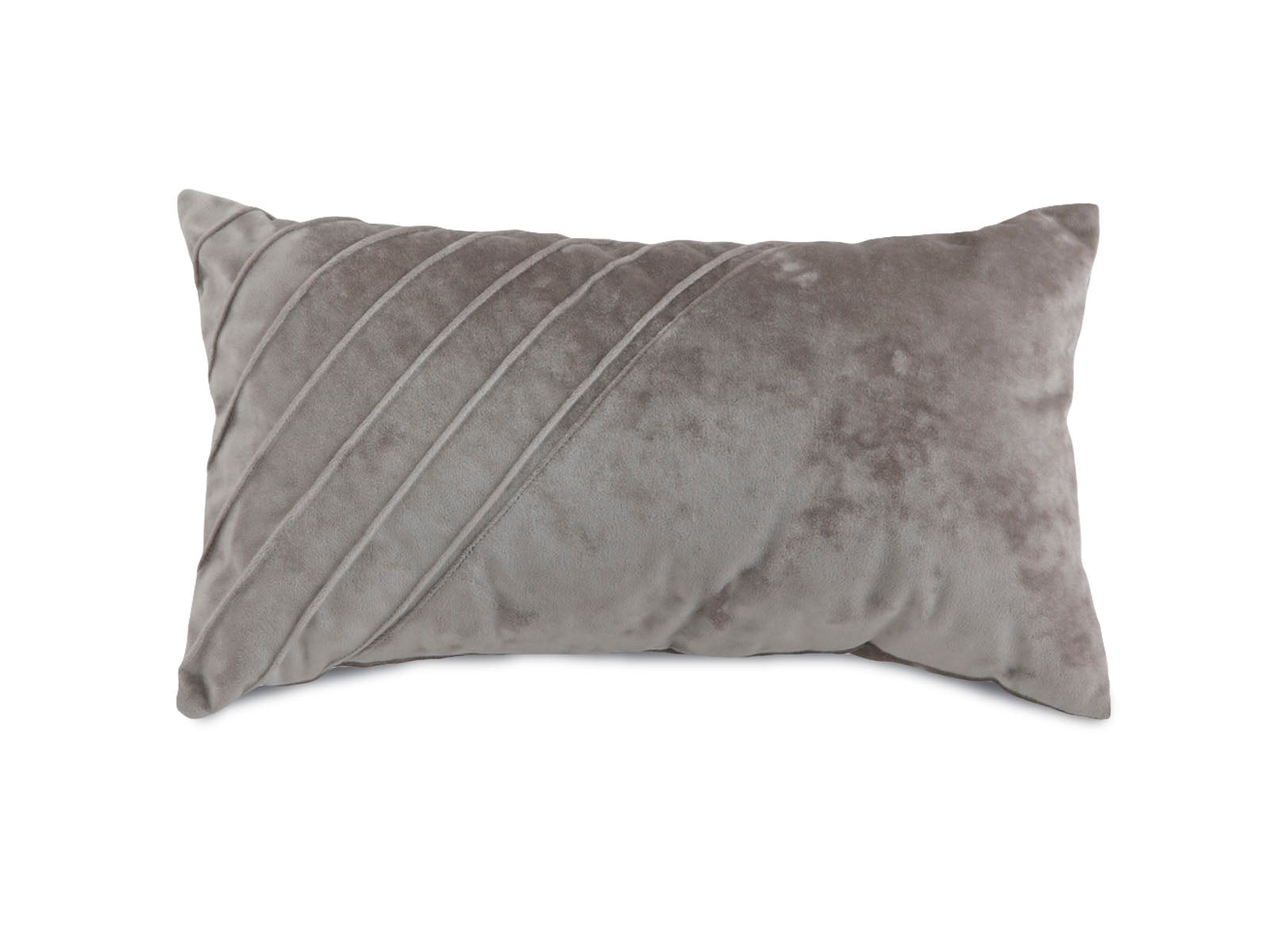 Cojin Luxury Plizado 30X50 #Color_Gris"4218527"
