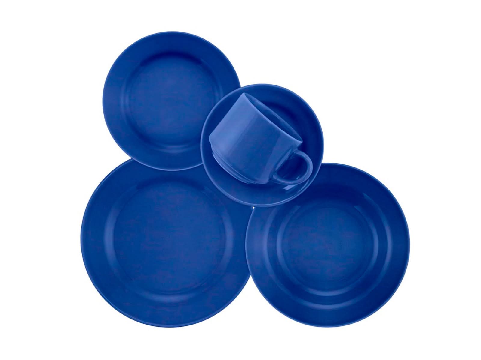 Vajilla Set x20pcs Ceramica Donna C/Azul