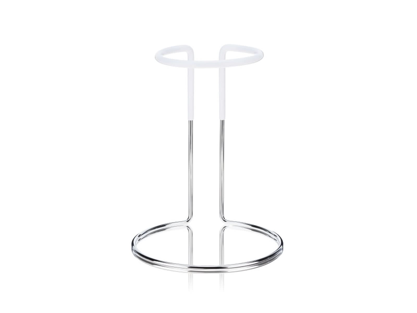 Soporte de Secado Plateado para Decantadores de Vino
