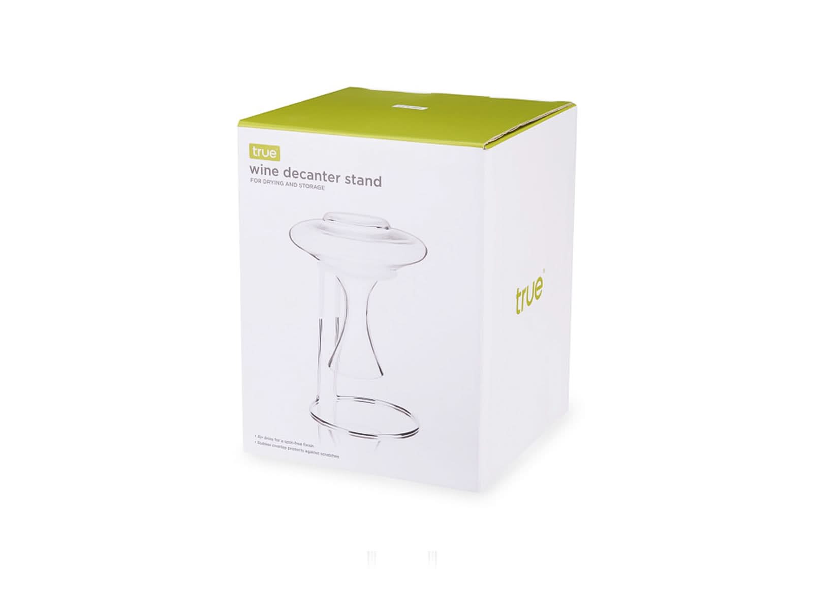 Soporte de Secado Plateado para Decantadores de Vino