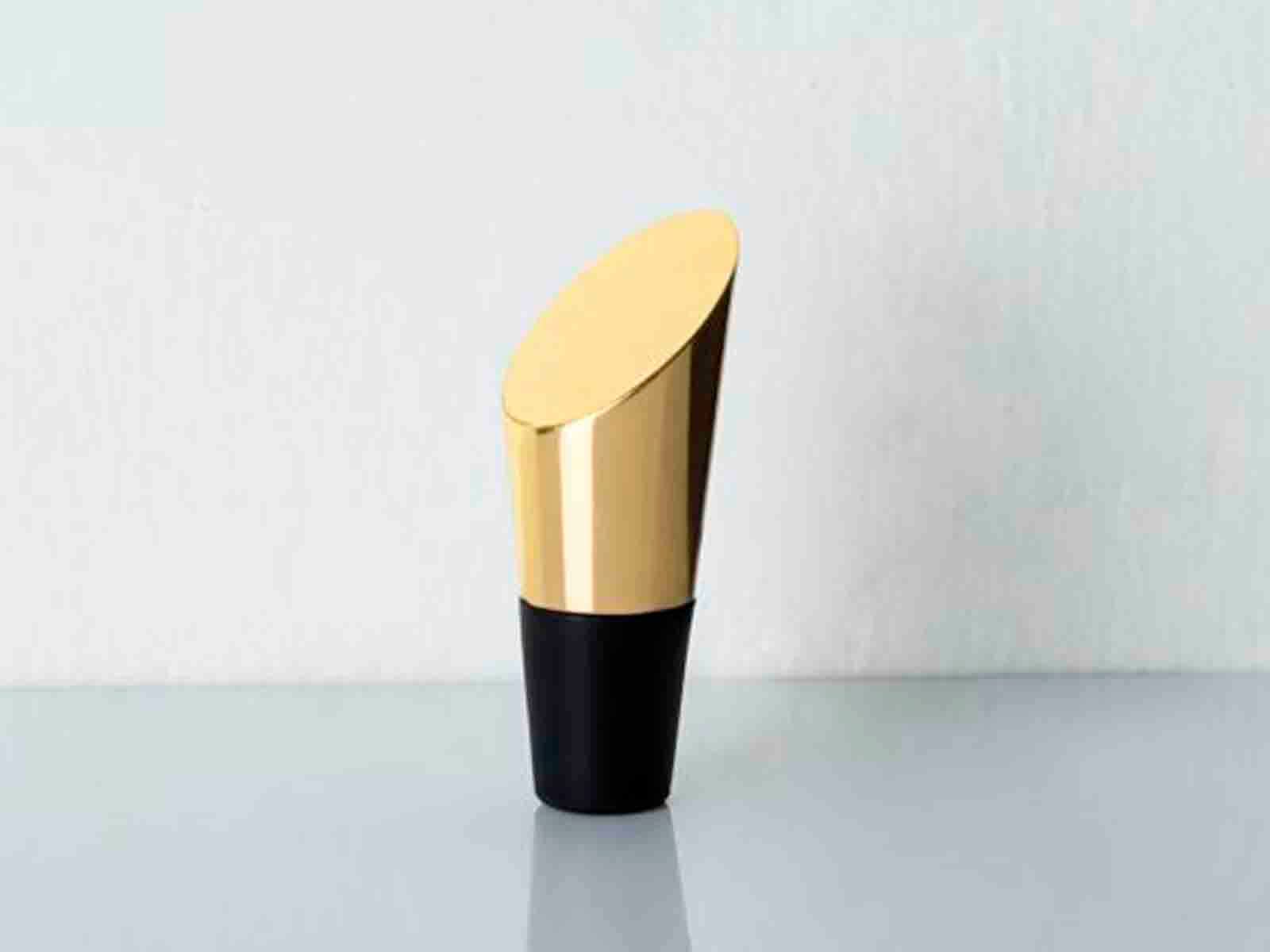 Tapon Dorado para Botellas Acero Inoxidable True Brands