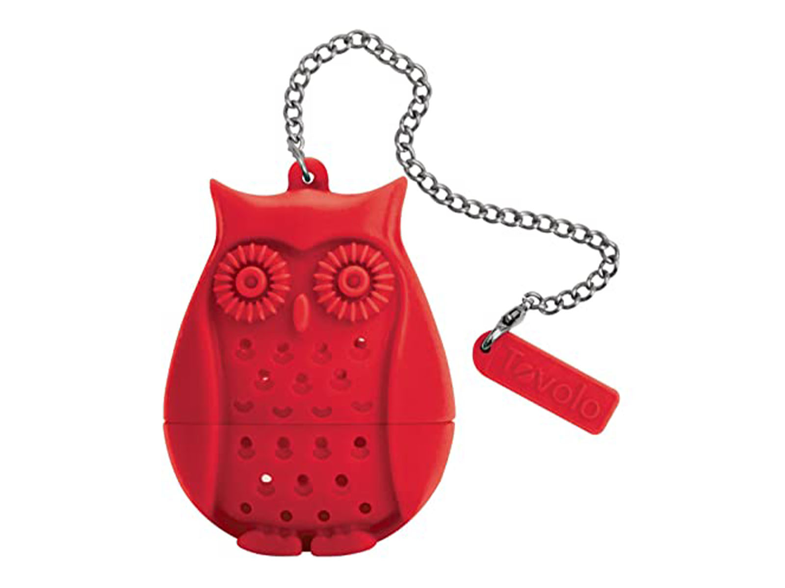 Infusor de Te Silicona C/Rojo Manzana Tovolo