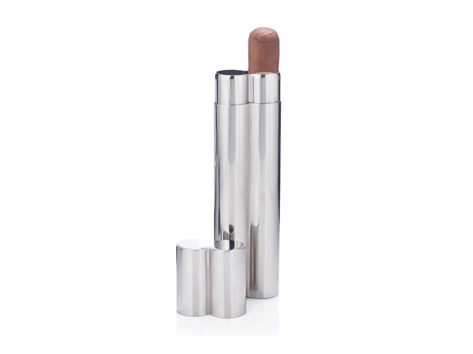 Estuche para Tabaco Acero Inoxidable C/Gris