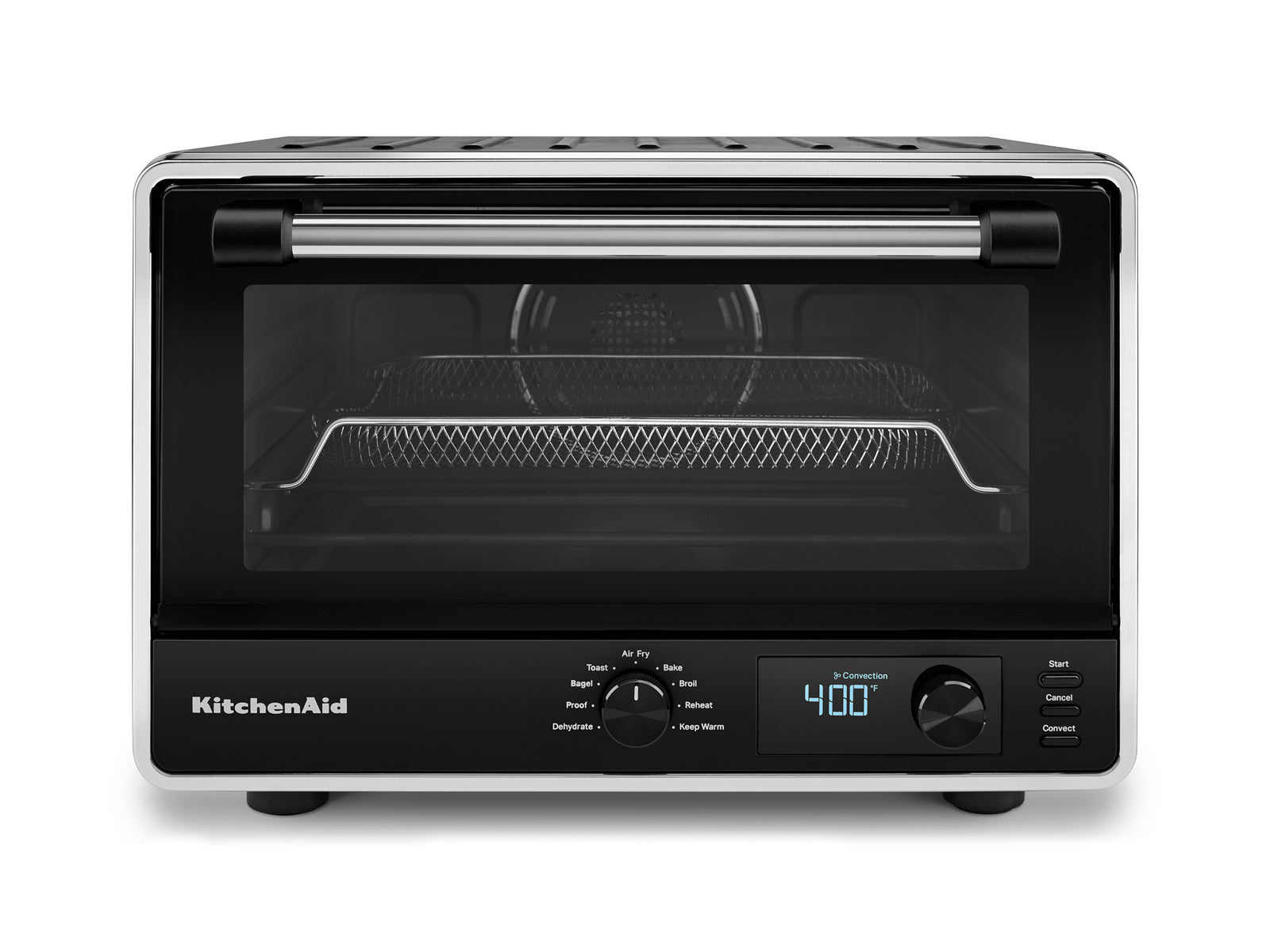 Horno Eléctrico 12" Digital con Air Fryer C/Negro Kitchen Aid