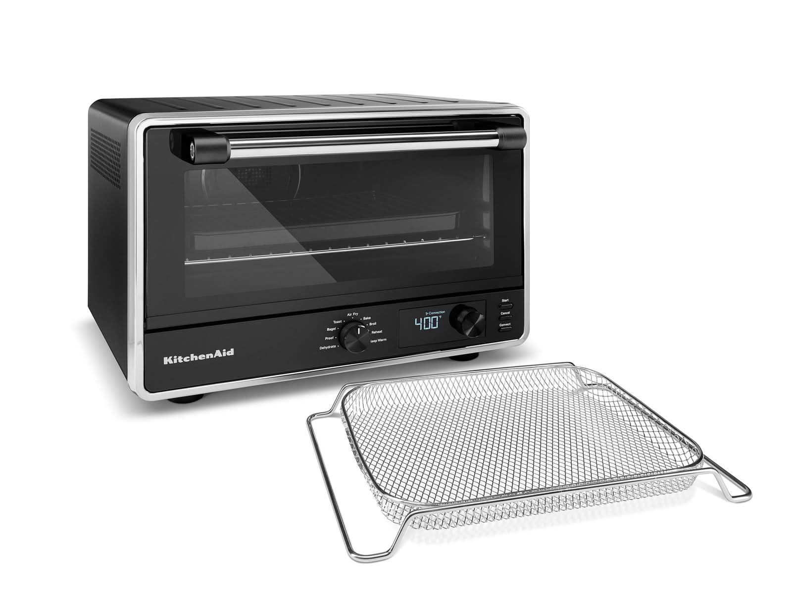 Horno Eléctrico 12" Digital con Air Fryer C/Negro Kitchen Aid