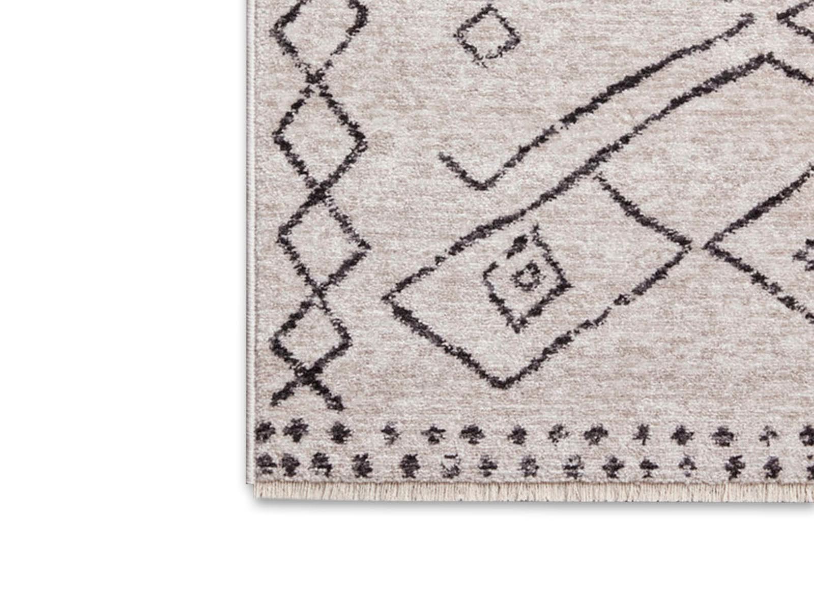 Alfombra Polipropileno Rombos Large C/Beige