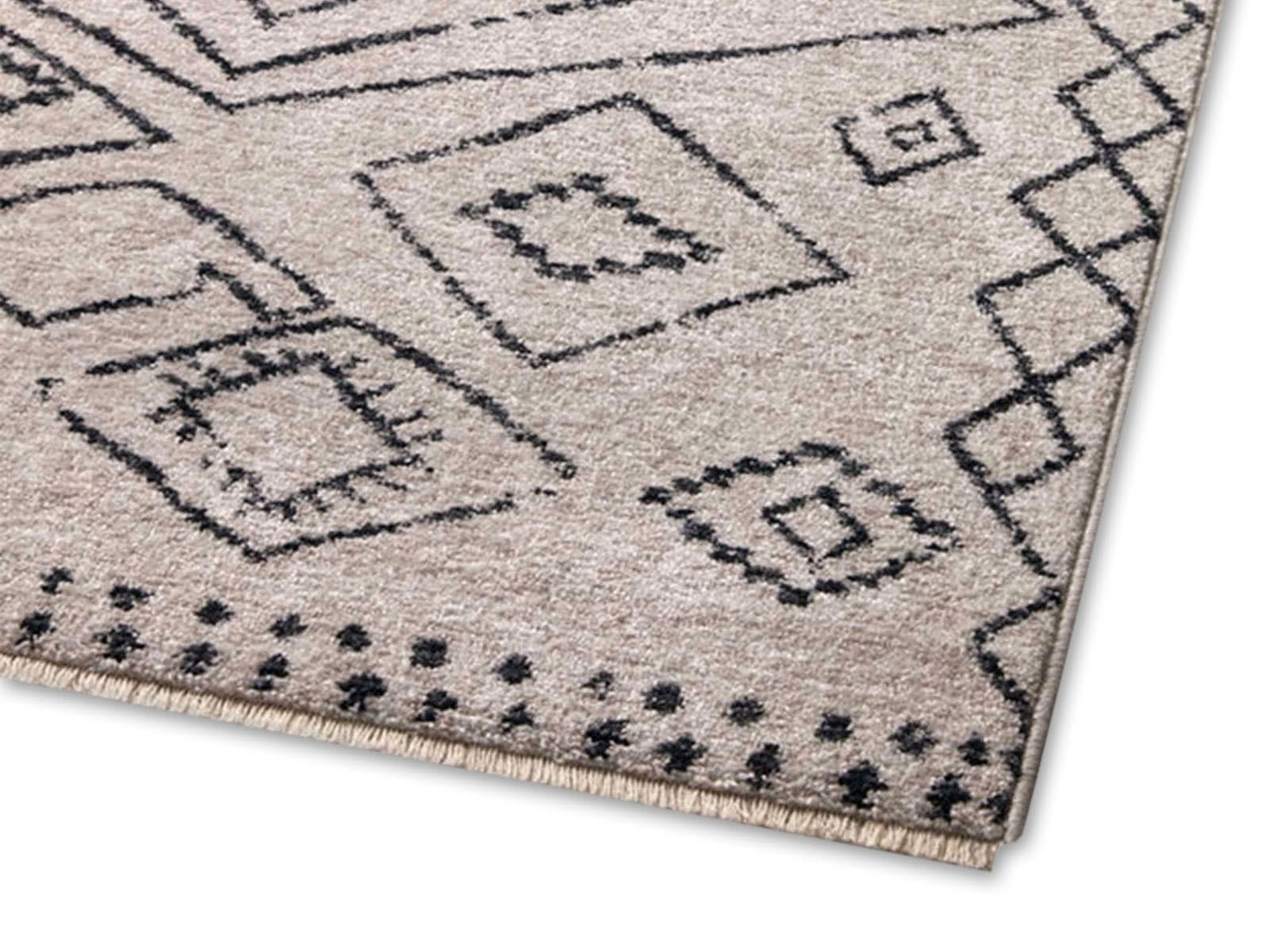 Alfombra Polipropileno Rombos Large C/Beige