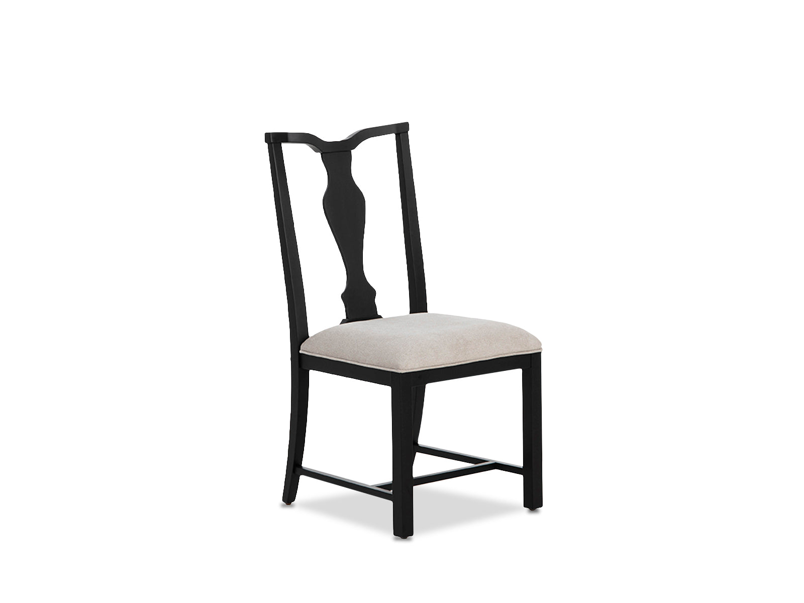 Silla Brooklyn C/Negro #Color_OldLace"T32100"