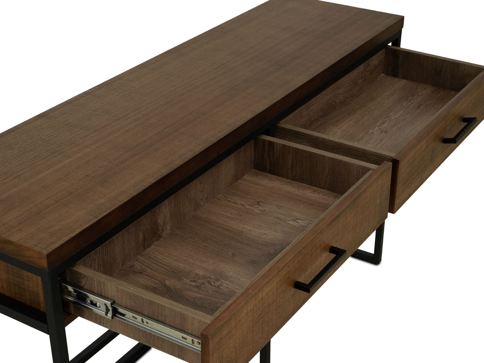 Consola Sute Metal Honey Wash-Negro