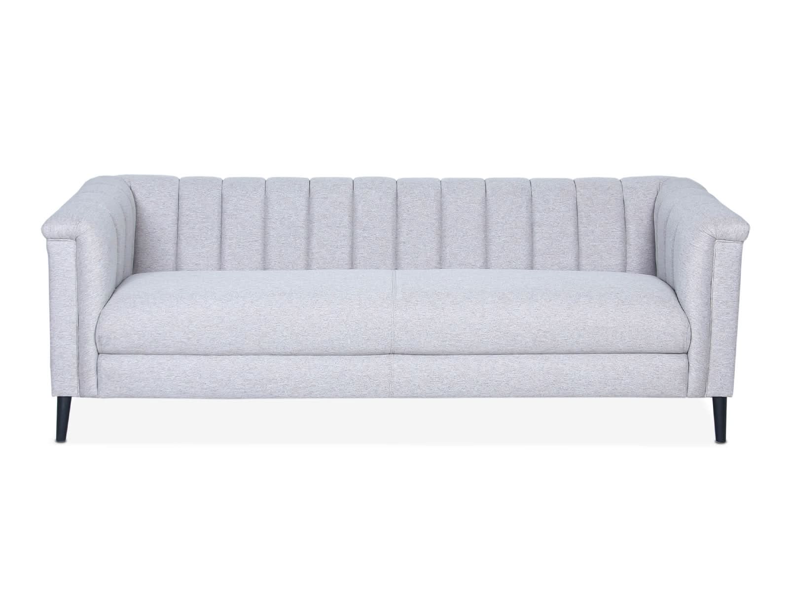 Sofa Triple Powell C/Met Black #Color_Gainsboro"T36713"