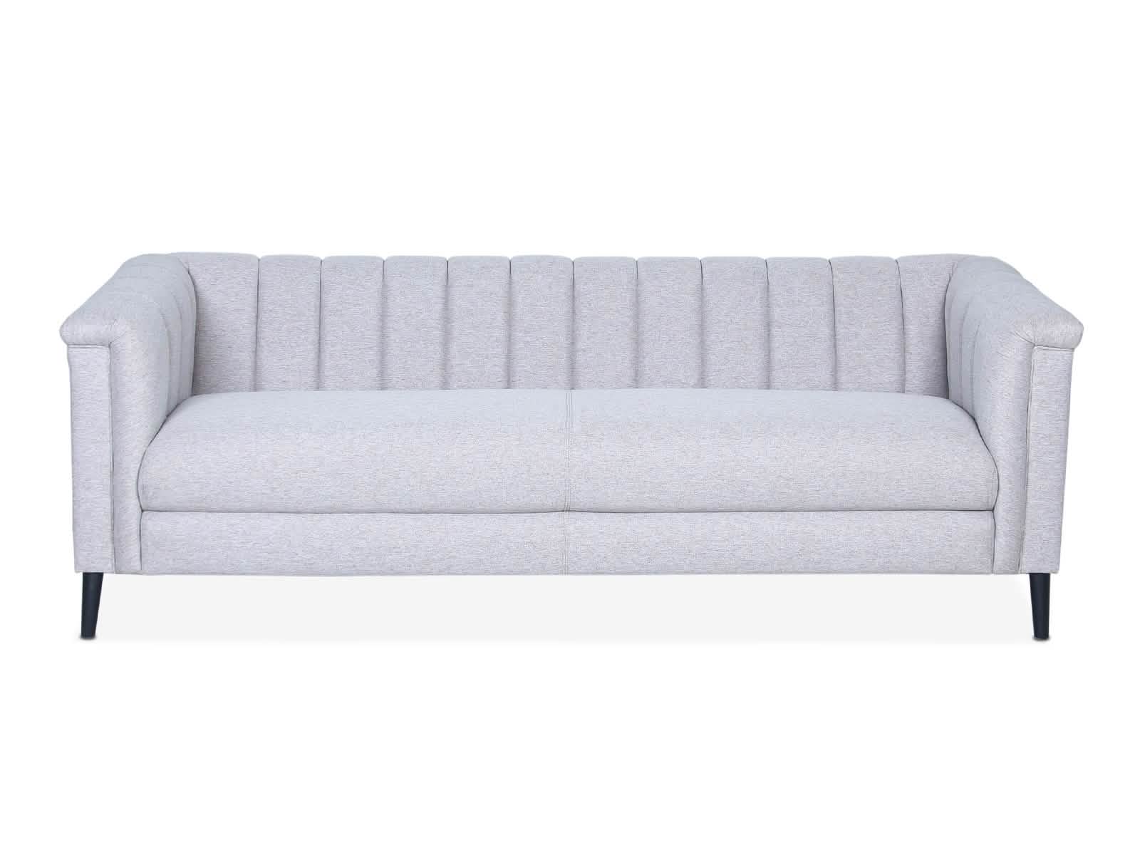 Sofa Triple Powell C/Met Black #Color_Gainsboro"T36713"