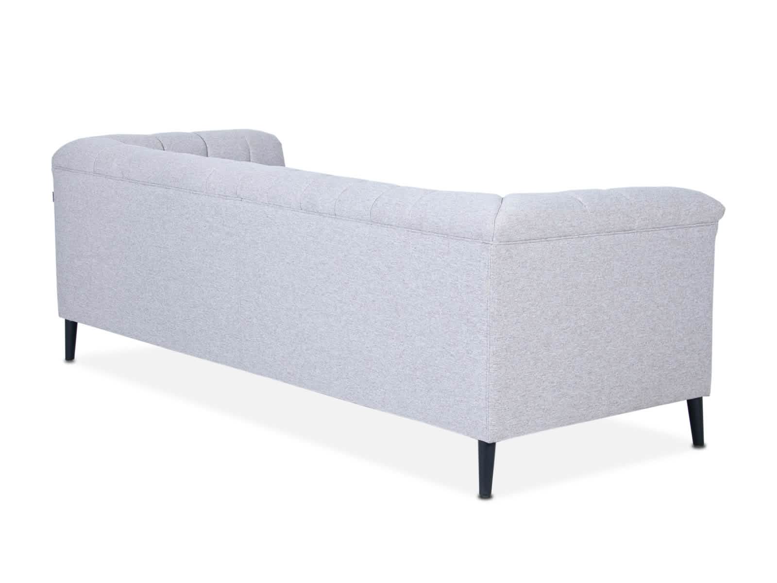 Sofa Triple Powell C/Met Black #Color_Gainsboro"T36713"