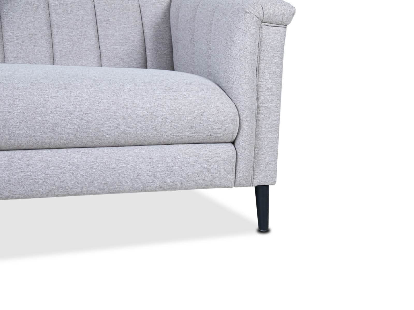 Sofa Triple Powell C/Met Black #Color_Gainsboro"T36713"