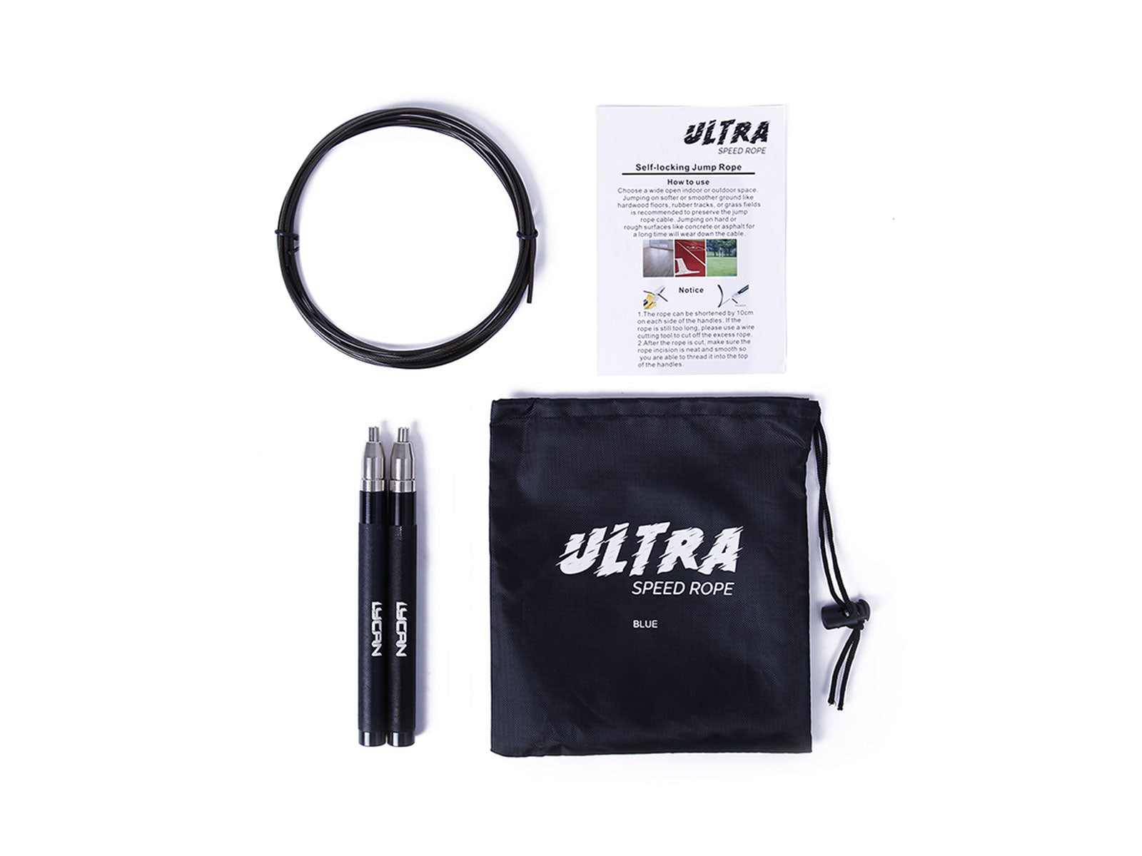 Cuerdas Rapidas De Autoajuste Ultra - Negro