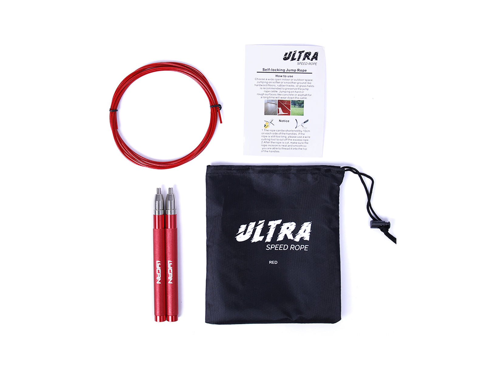 Speed Rope Modelo Ultra - Rojo Lycan