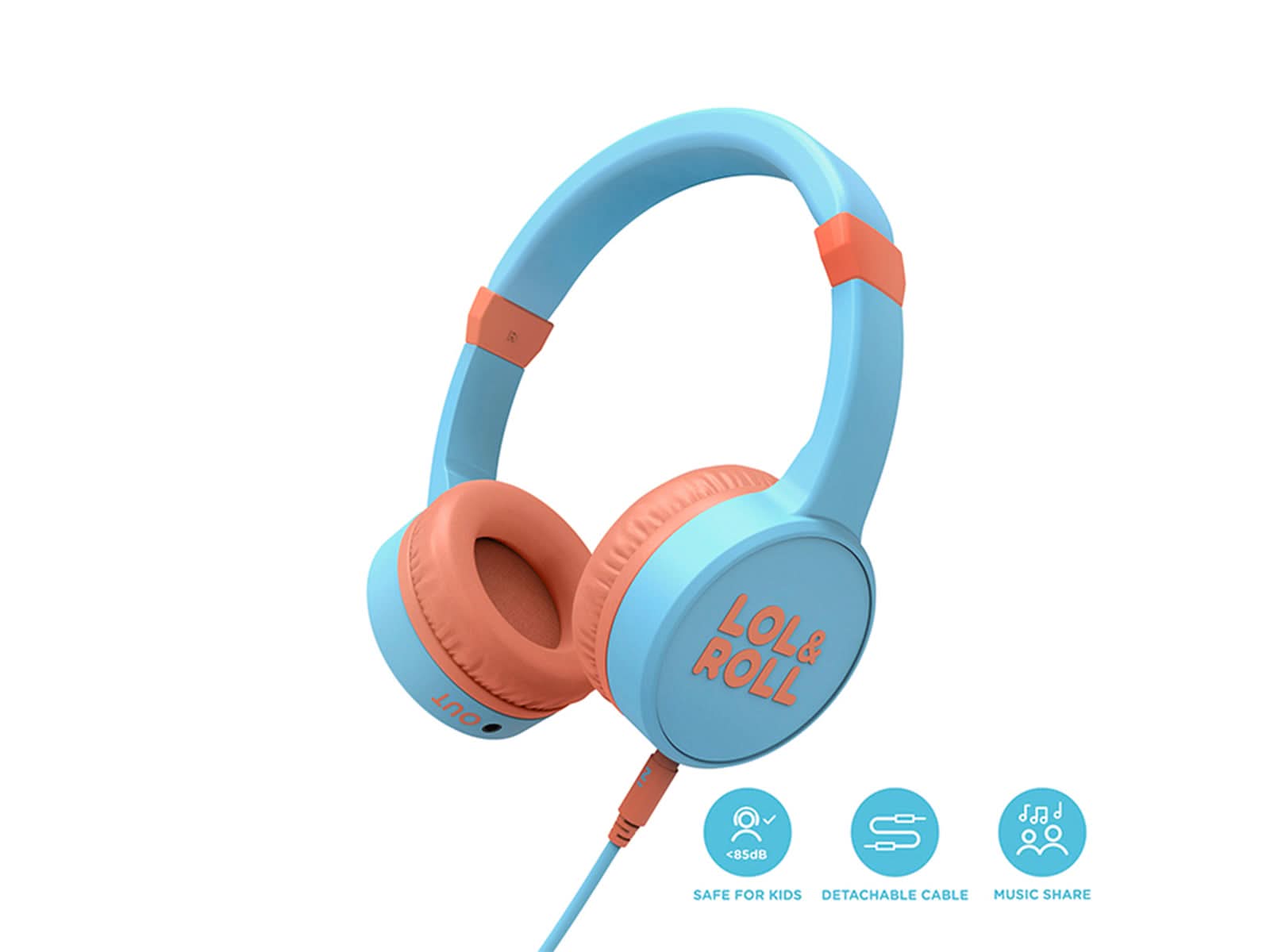 Audifonos kids Lol&Roll Blue Energy Sistem