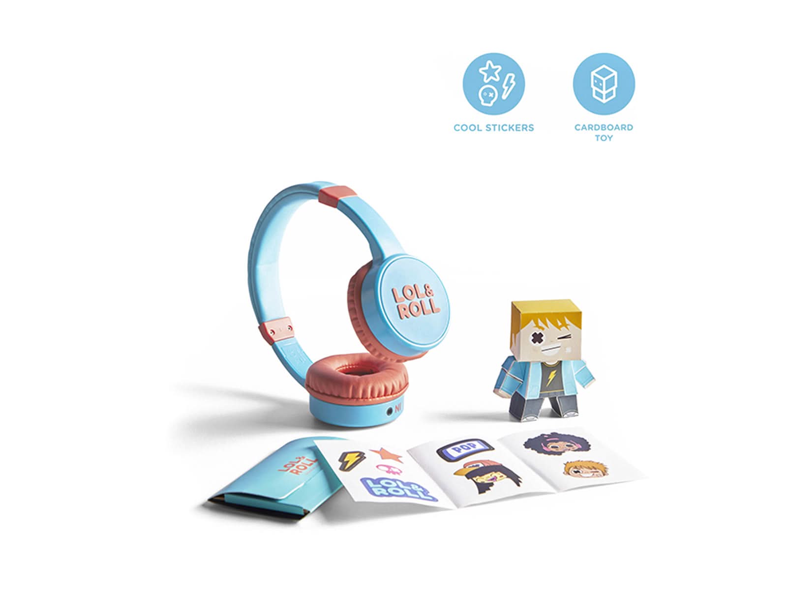 Audifonos kids Lol&Roll Blue Energy Sistem