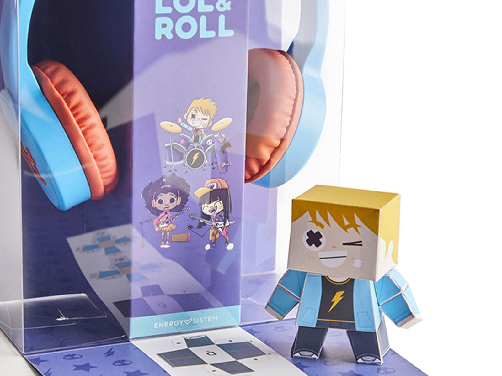 Audifonos kids Lol&Roll Blue Energy Sistem