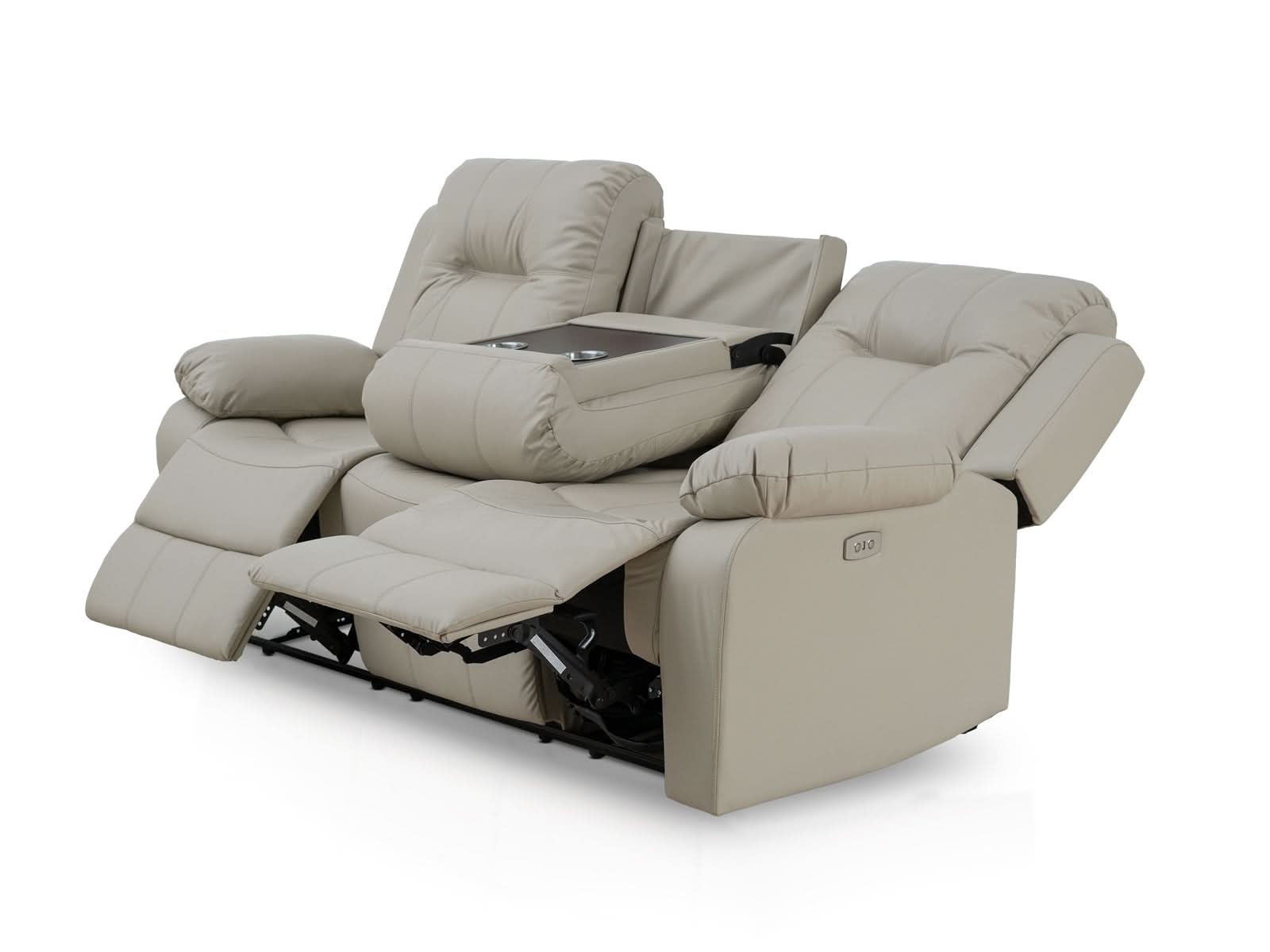 Sofa Recliner Kodiac Power #Color_Beige"1423"