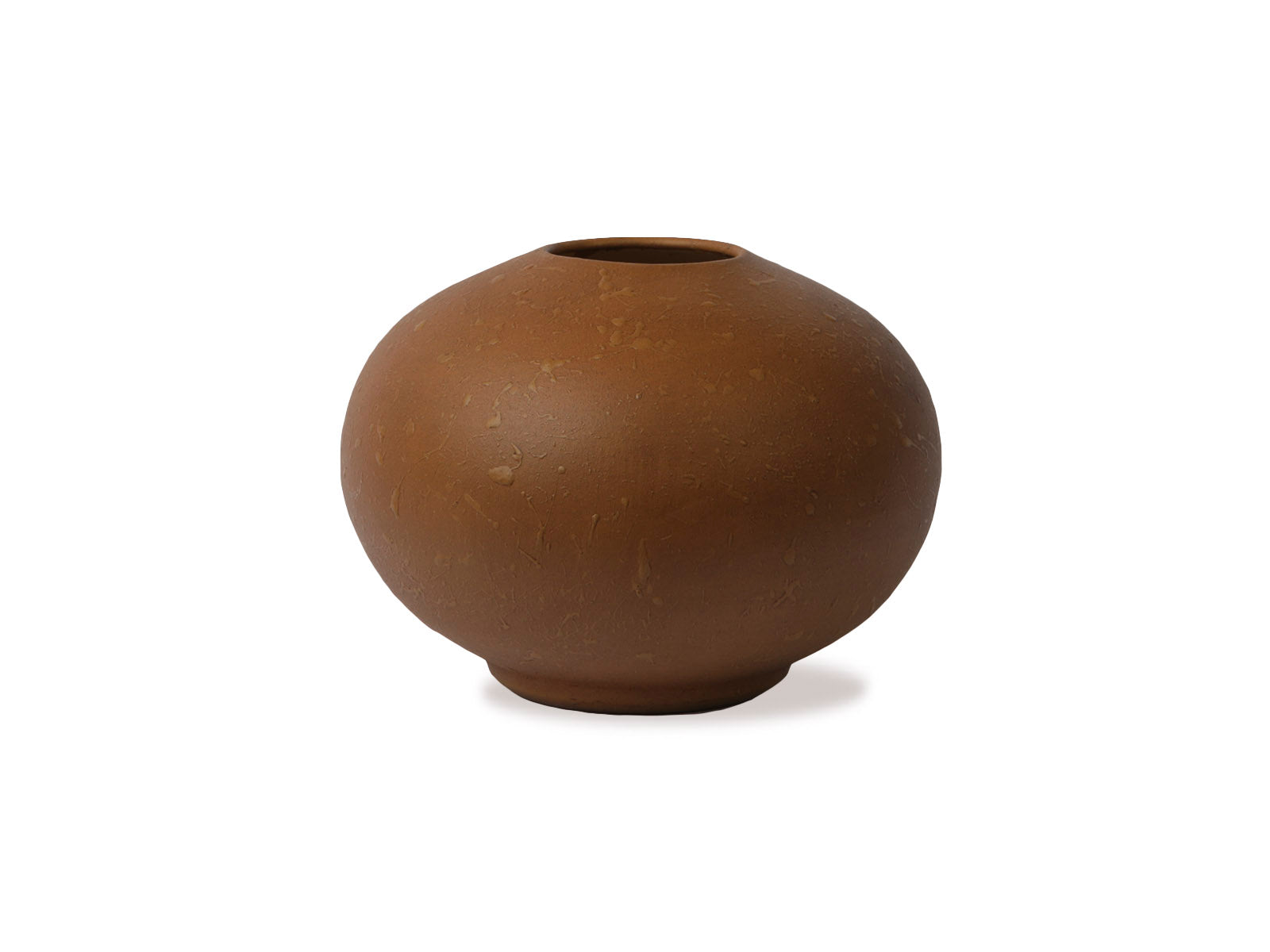 Florero Bajo Liso C/Caramelo