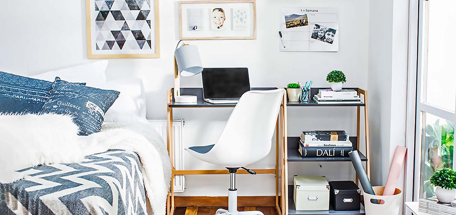 ¿Dónde ubicar tu escritorio en tu dormitorio?