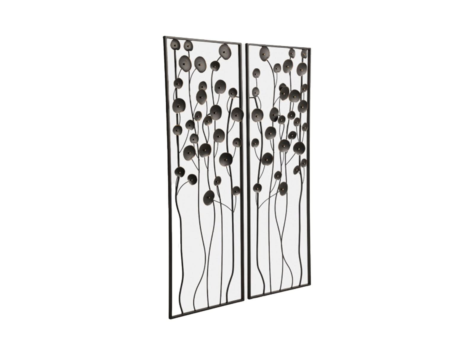 Aplique De Pared Flores Set x2