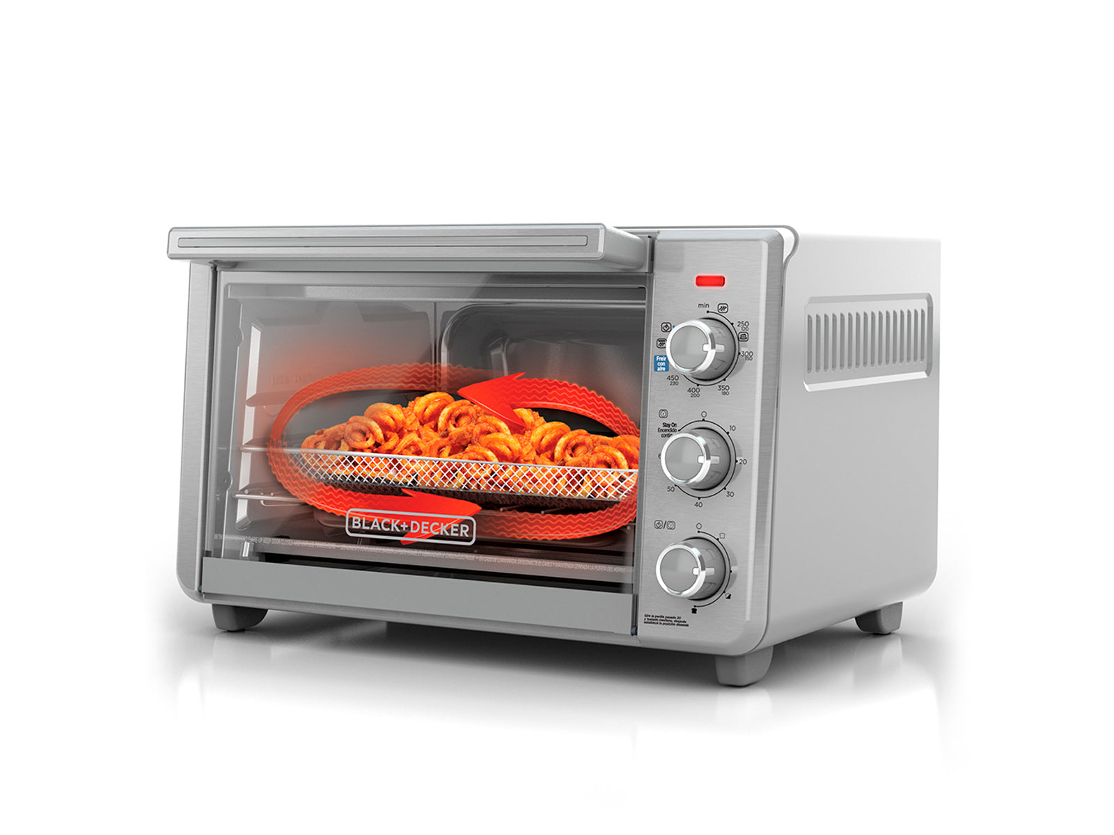 Horno Tostador Airfryer 5 En 1 Black & Decker