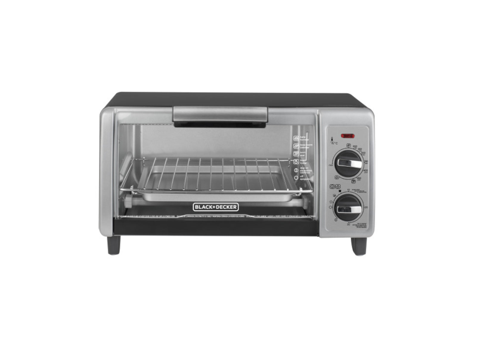 Horno Tostador 4 Rebanadas Acero Inoxidable Black & Decker