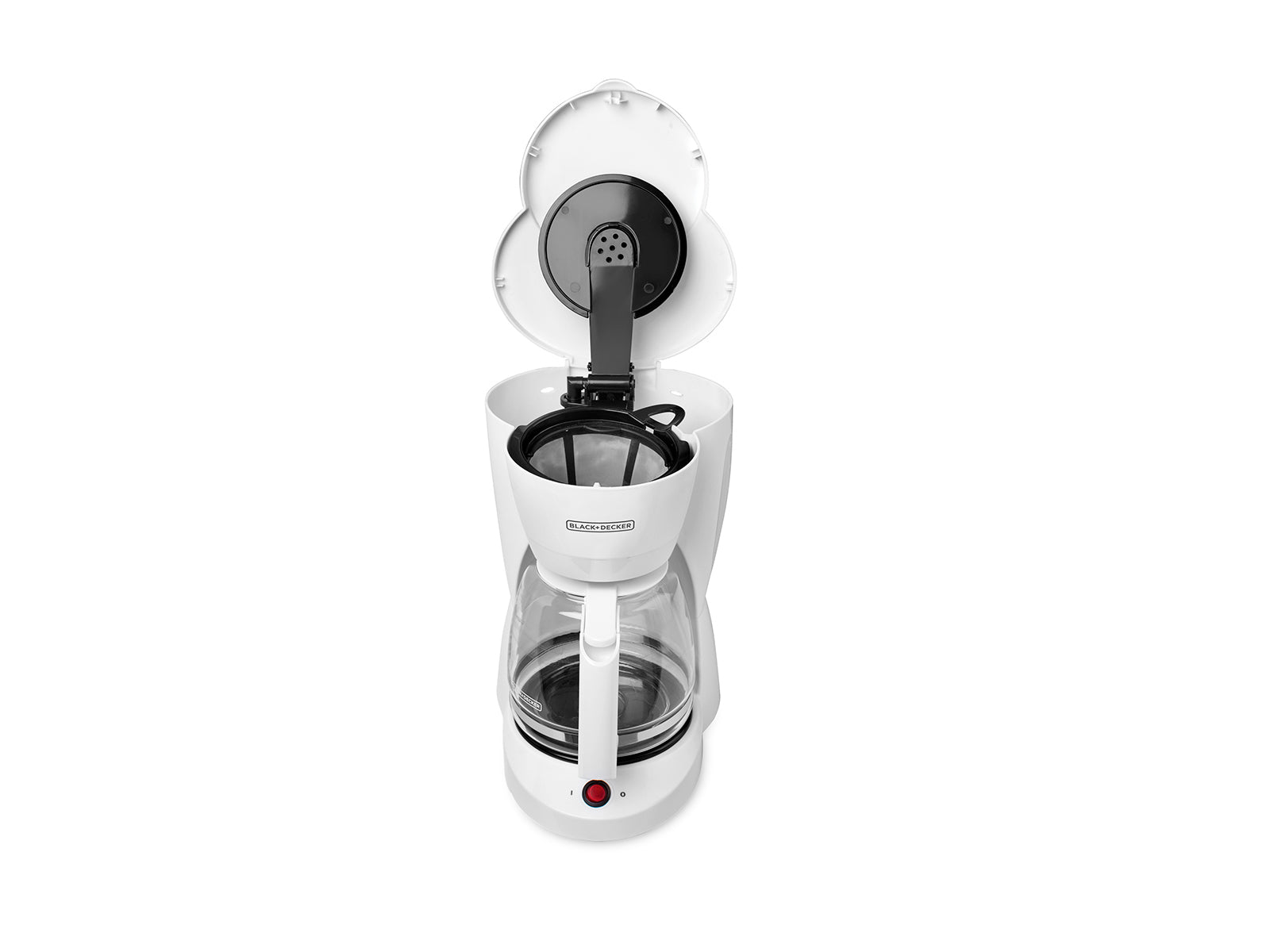 Cafetera Blanca 12 Tazas Boton Encendido Apagado Black & Decker