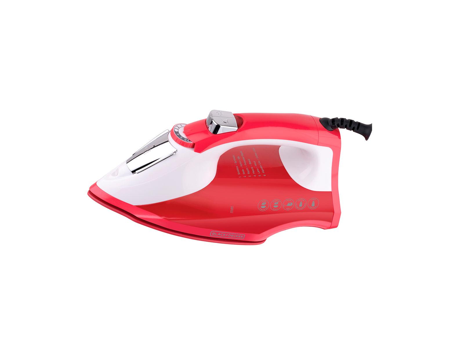 Plancha de Ropa Light Easy 1200w Black Decker #Color_Red