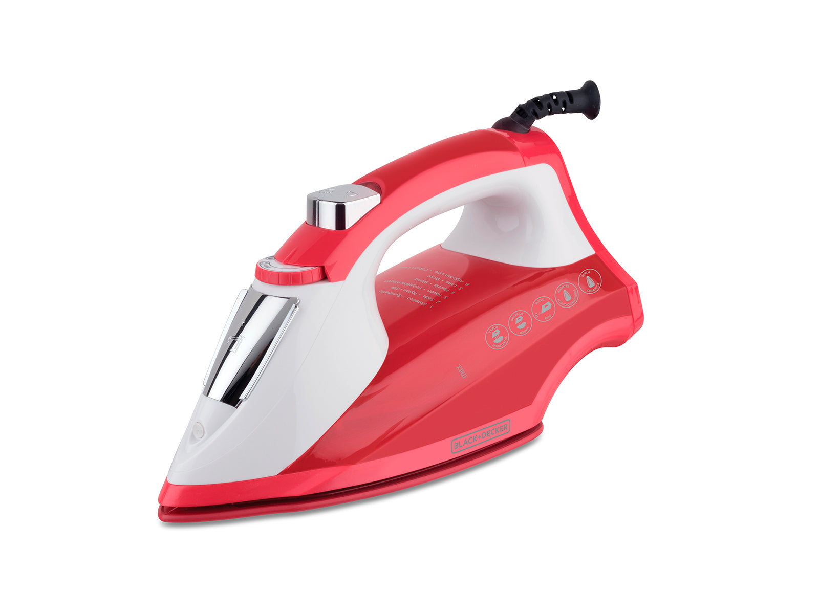 Plancha de Ropa Light Easy 1200w Black Decker #Color_Red