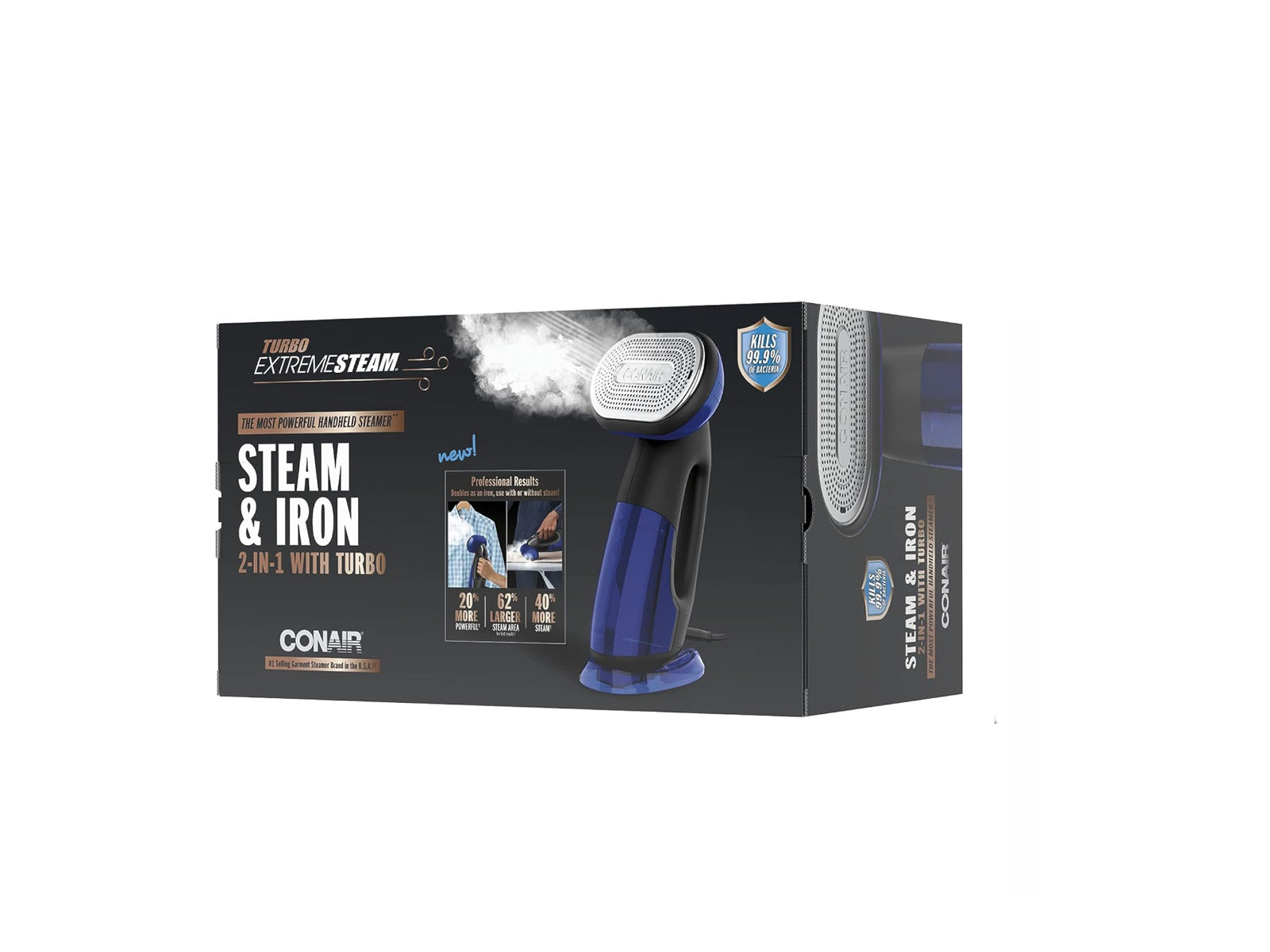 Plancha Vapor Turbo Extreme Steam 1875W Azul Conair