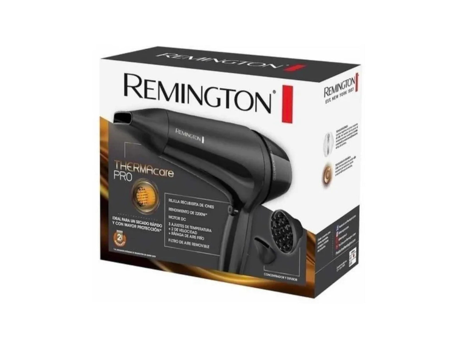 Secador De Cabello Thermcare 1900W Remington