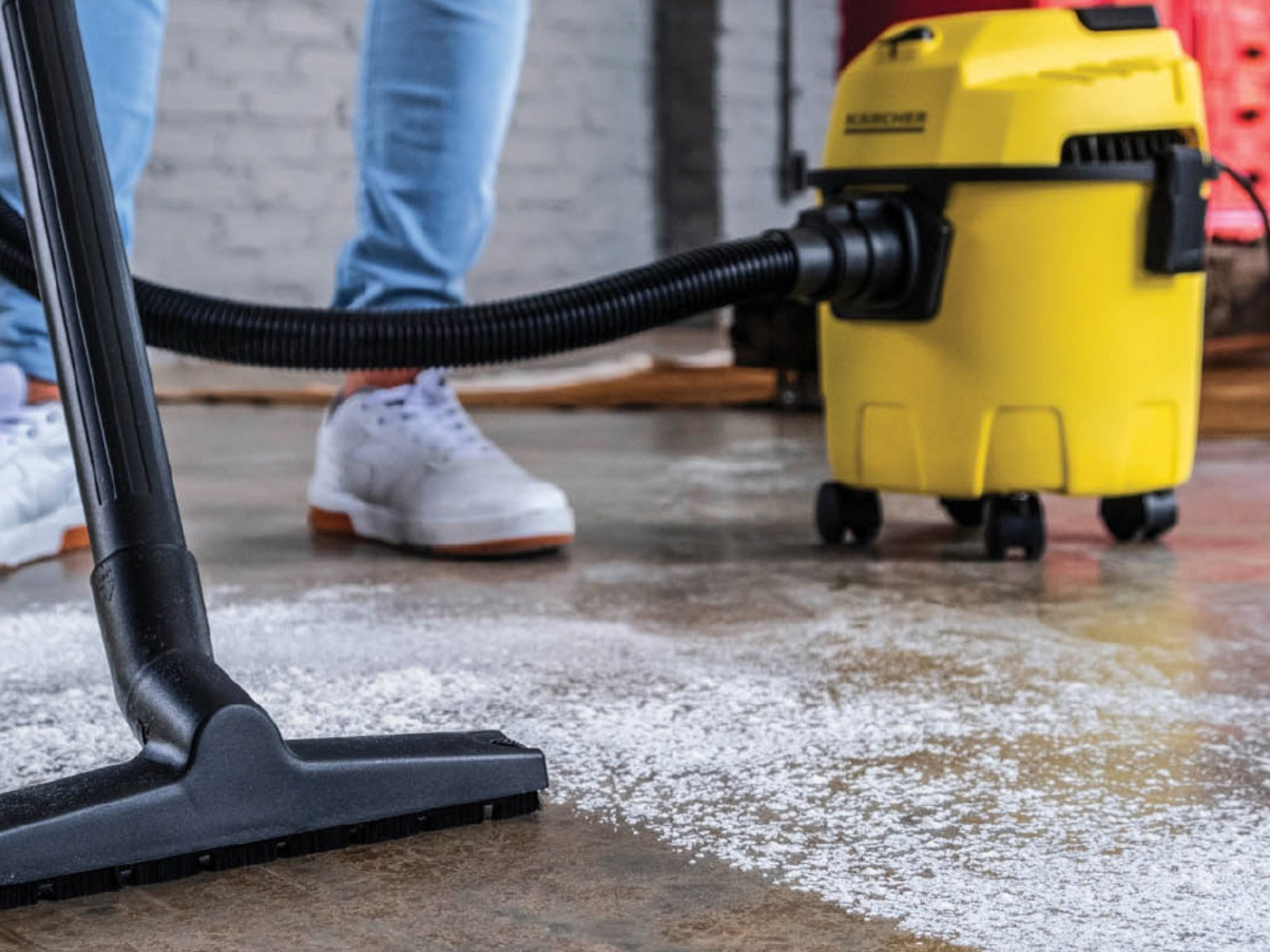 Combo Aspiradora WDL1 + Hidrolavadora K Compact Karcher