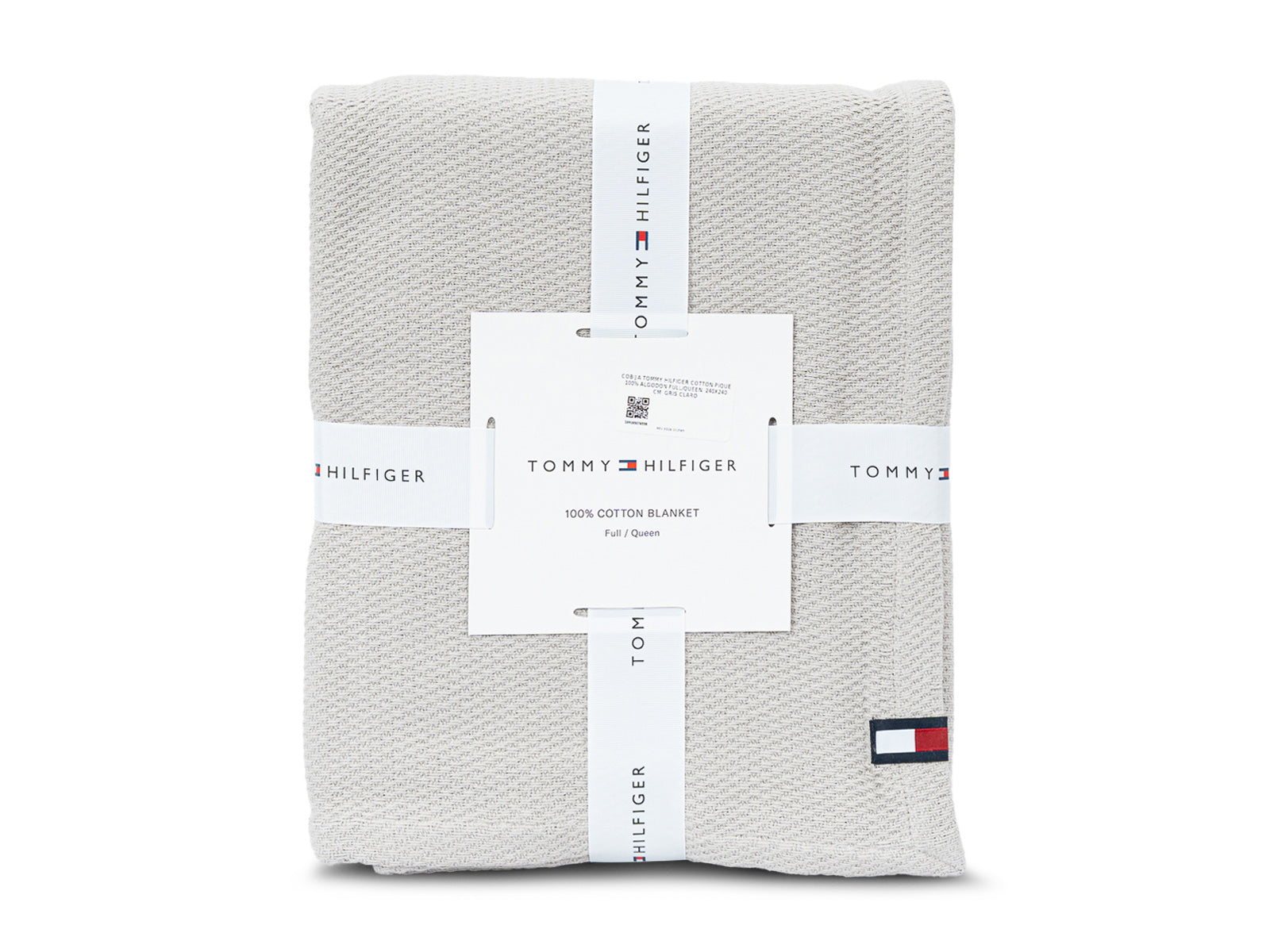 Cobija Cotton Pique Tommy Hilfiger #Color_GrisClaro