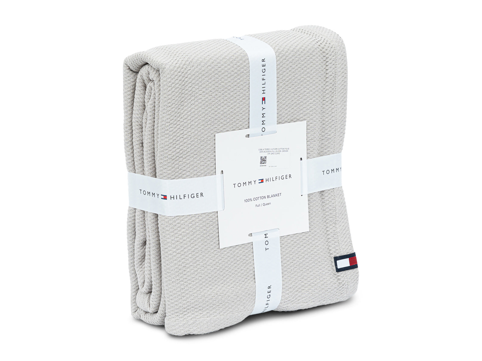 Cobija Cotton Pique Tommy Hilfiger #Color_GrisClaro