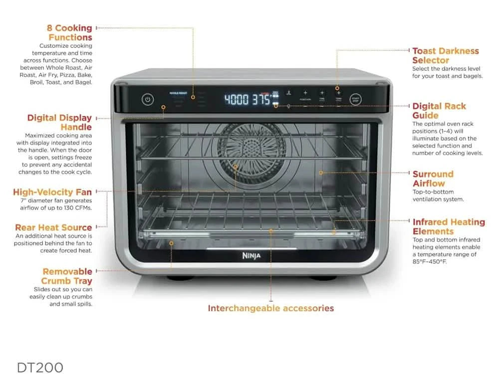 Horno Airfyer Tostador Ninja