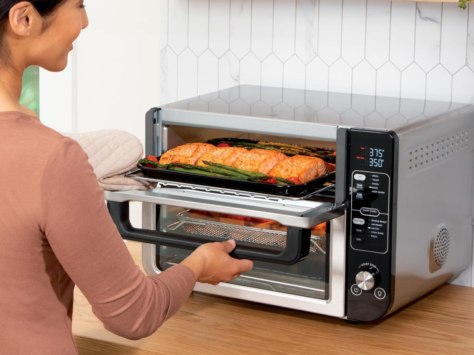 Horno doble FlexDoor Open Box Ninja