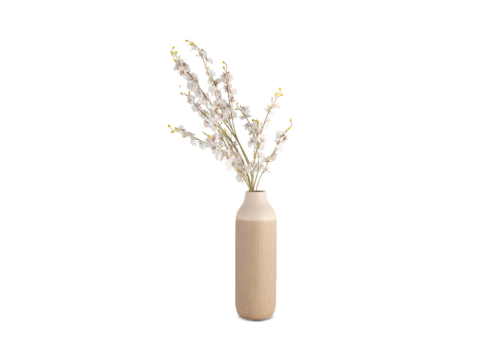 Florero Tone Alto Ceramica 51Cm Beige