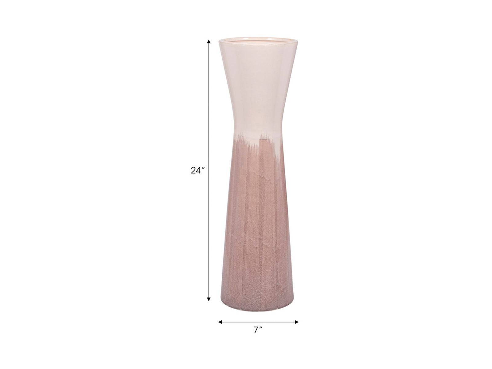 Florero Valdiva Ceramica 61Cm Beige