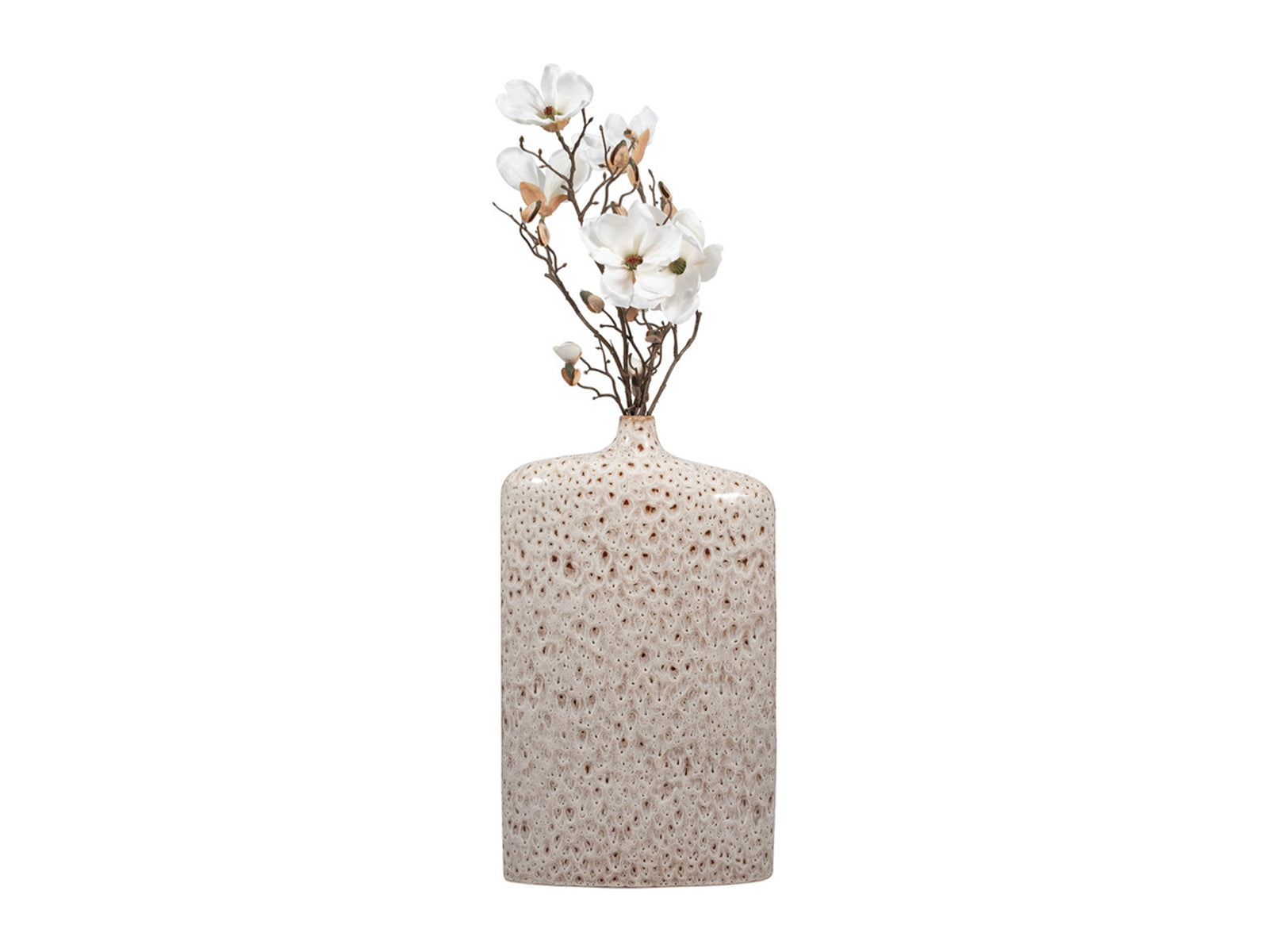 Florero Truman Alto Ceramica 56Cm Beige