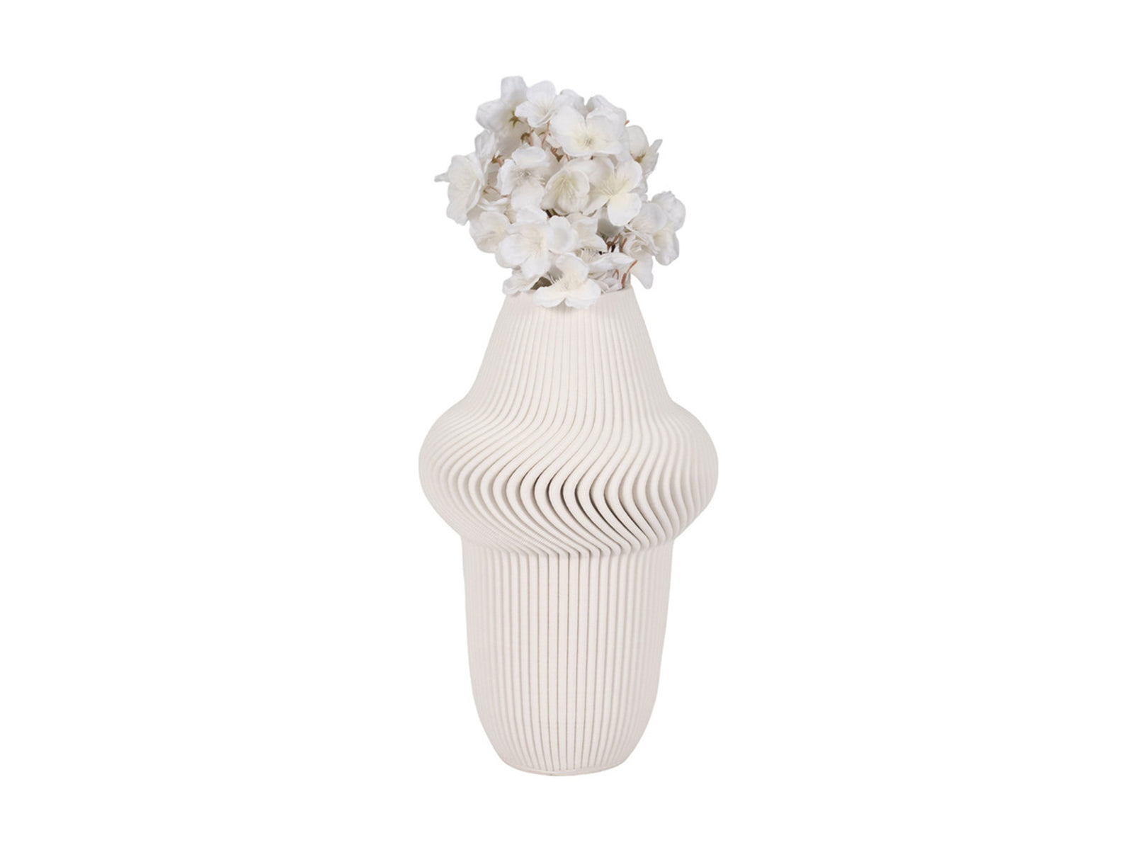 Florero Antilles Porcelana 36Cm Beige