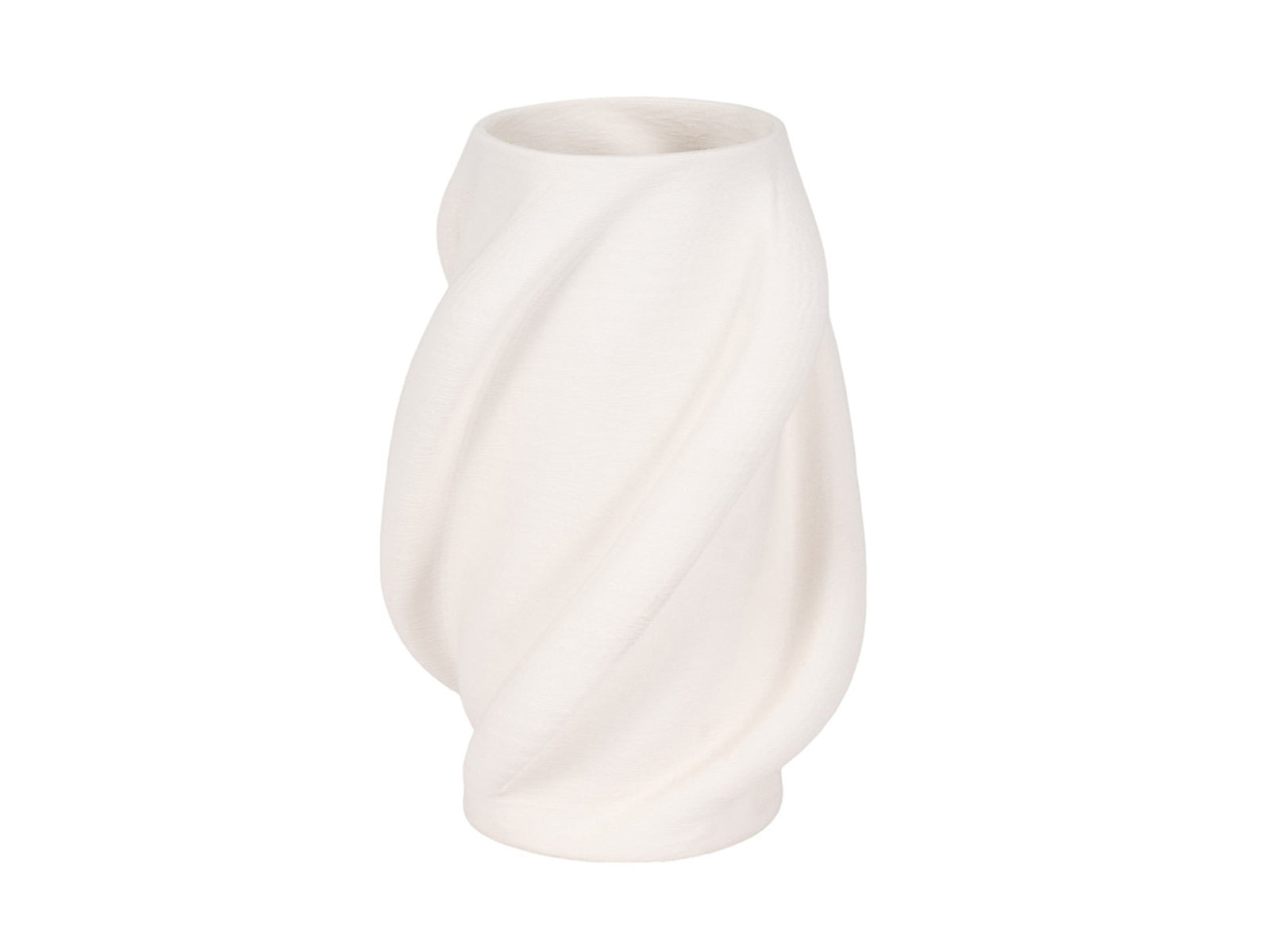 Florero Murano Porcelana 30Cm Beige