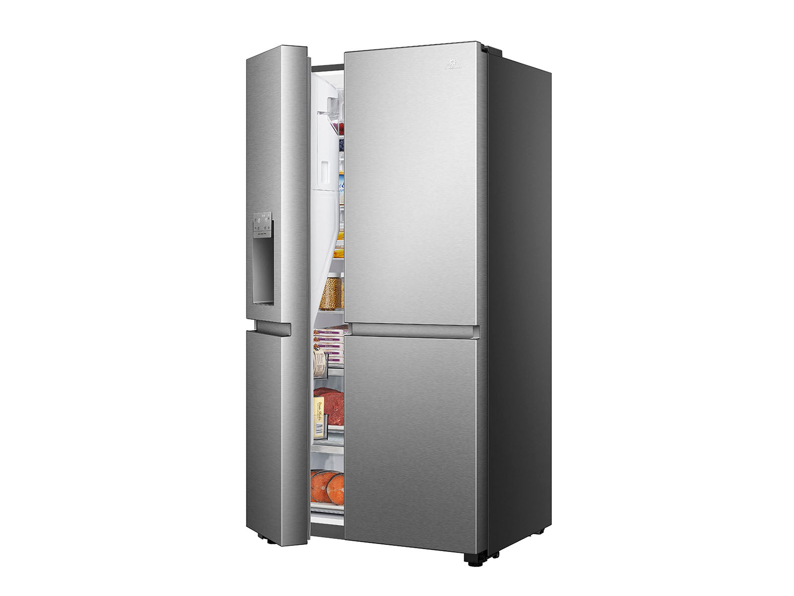 Refrigeradora Side By Side Cromo RI-790 Indurama
