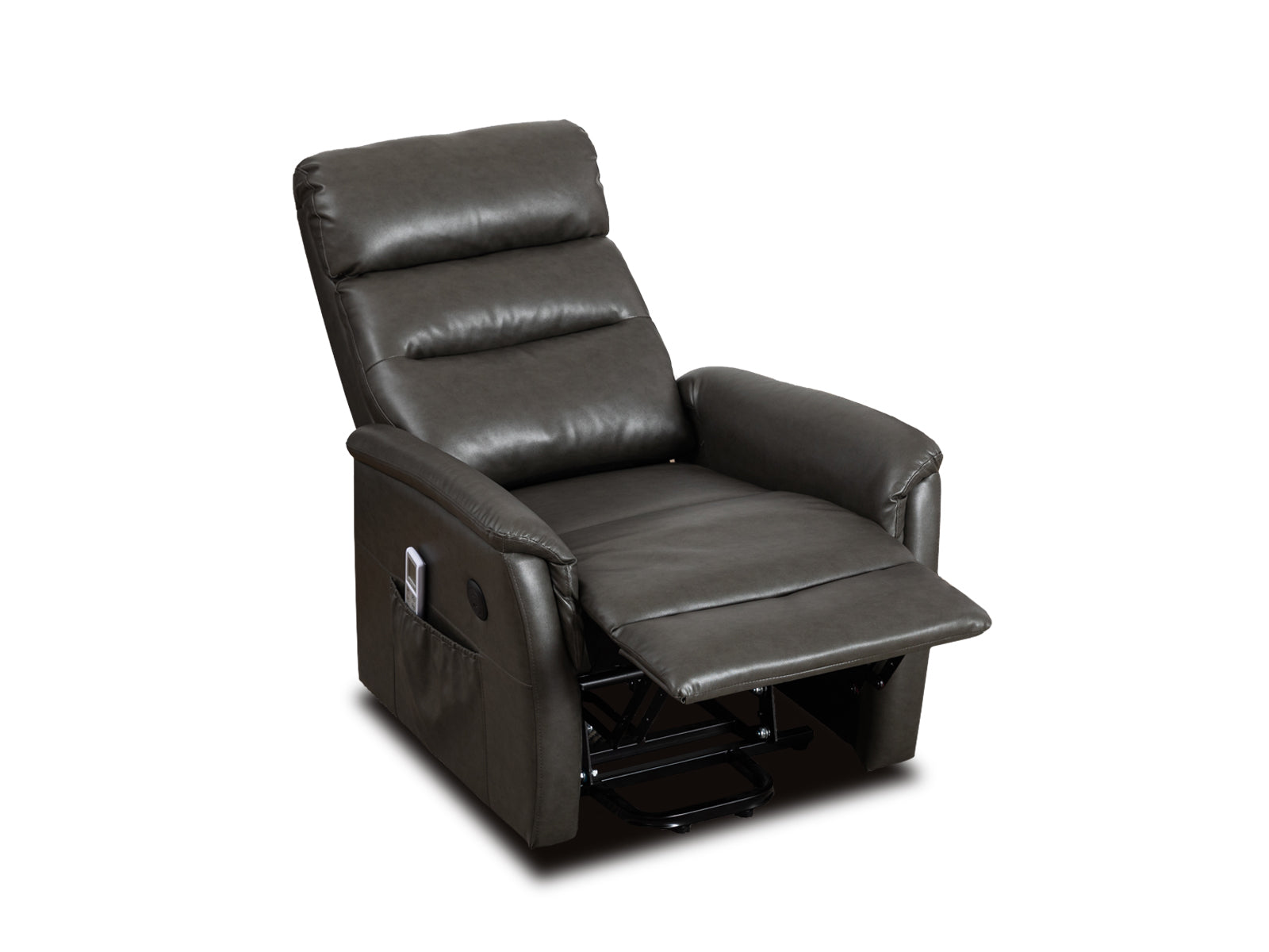 Recliner Marcus Power Lift Massage #Color_SaddleBrown"7956"