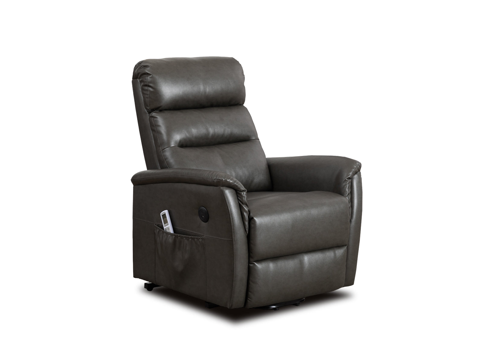 Recliner Marcus Power Lift Massage #Color_SaddleBrown"7956"