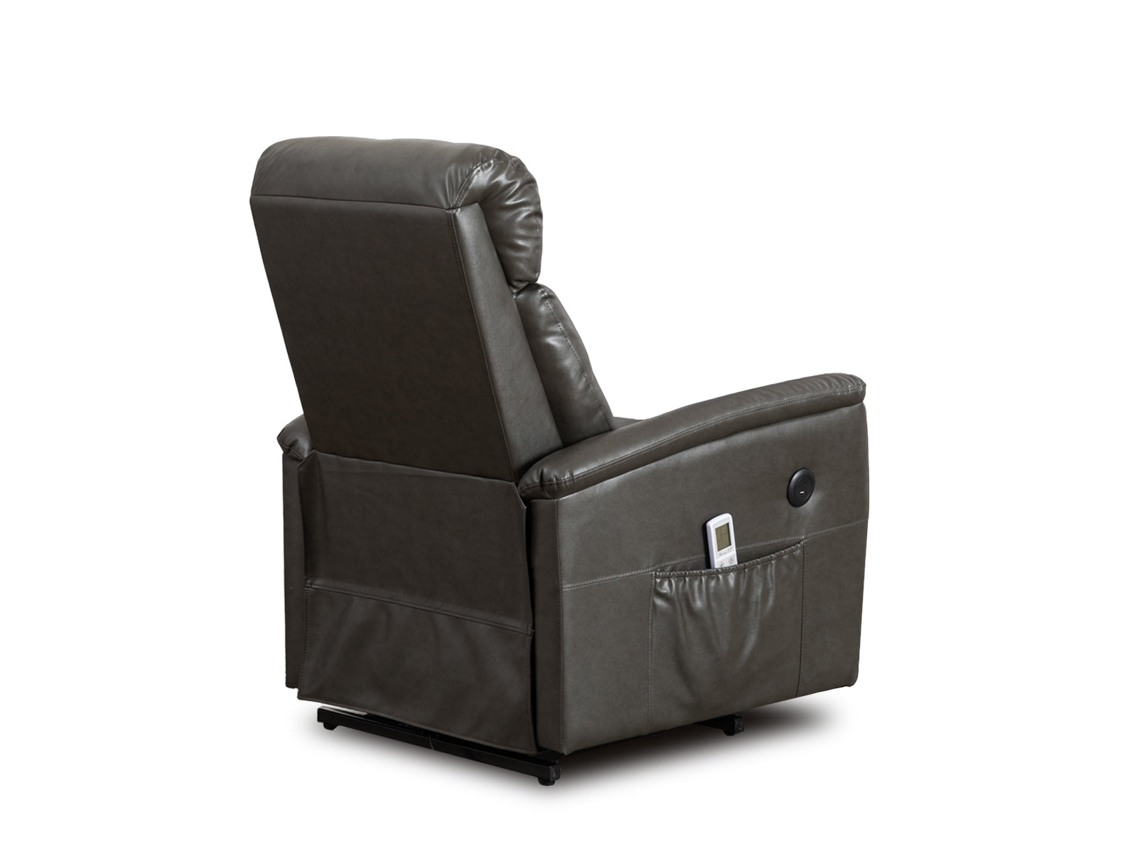 Recliner Marcus Power Lift Massage #Color_SaddleBrown"7956"