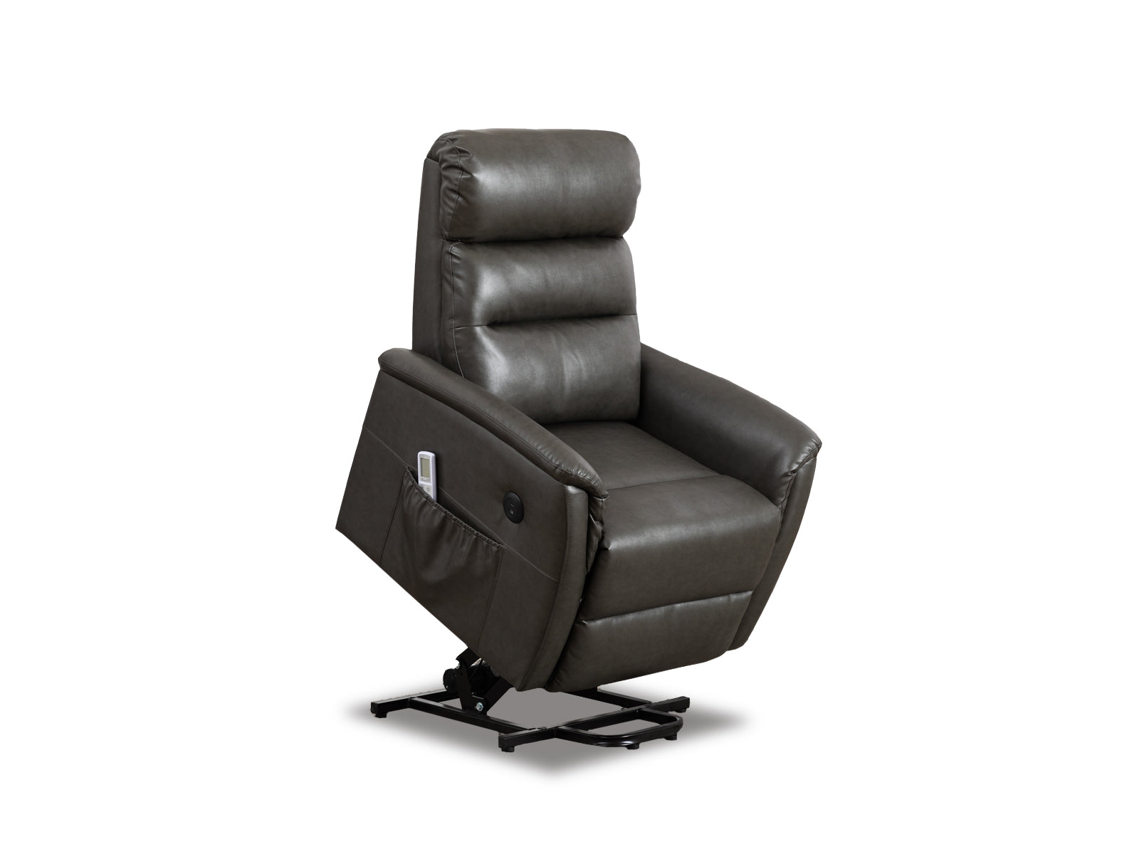 Recliner Marcus Power Lift Massage #Color_SaddleBrown"7956"