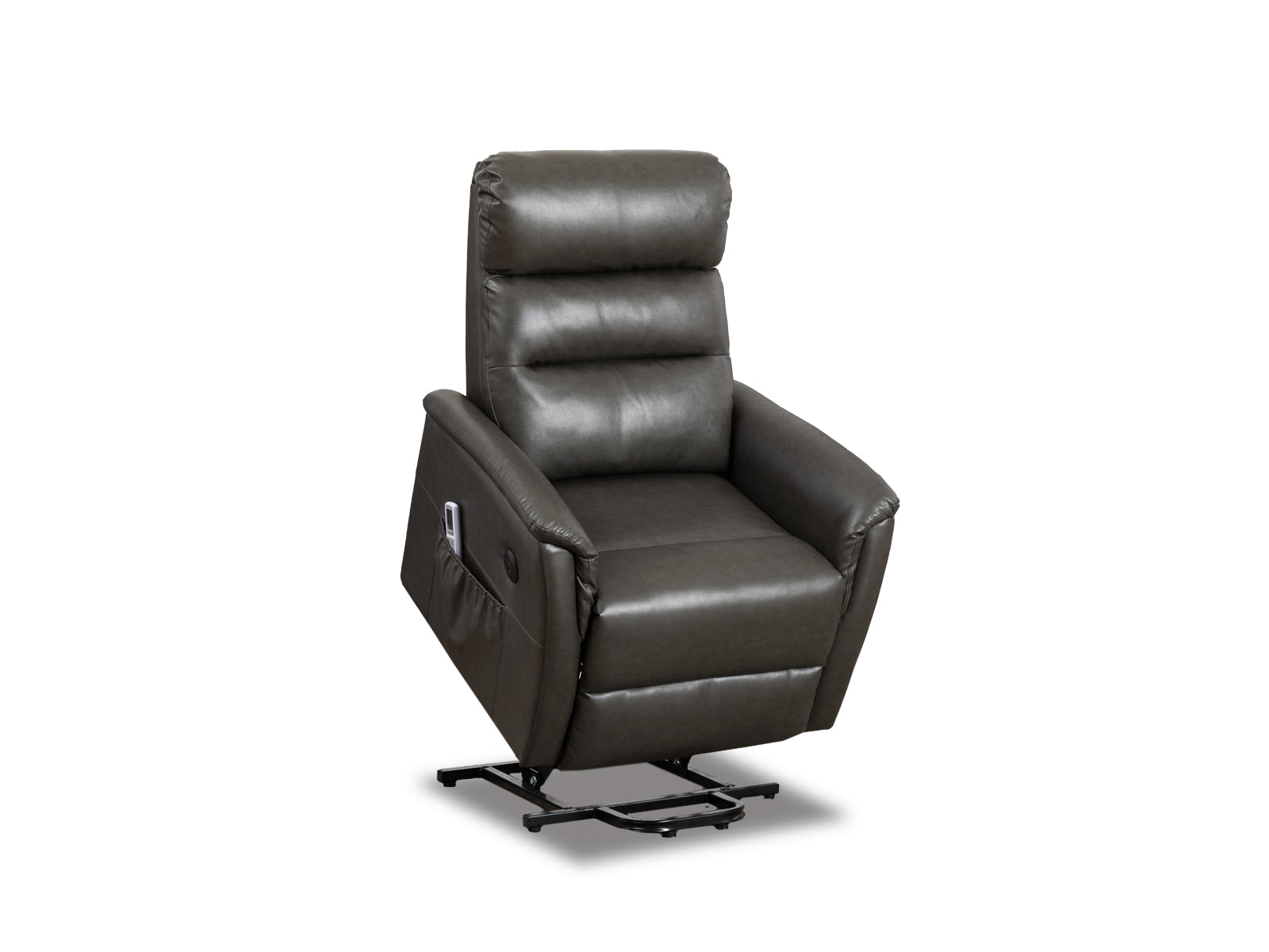 Recliner Marcus Power Lift Massage #Color_SaddleBrown"7956"