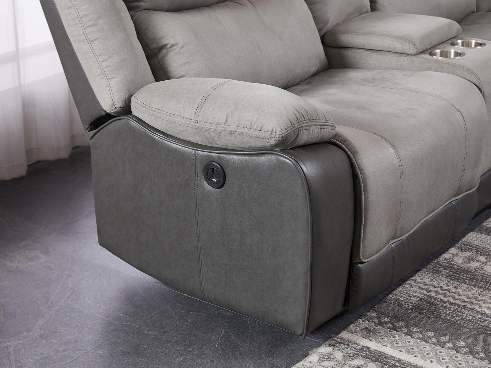 Sala Audrey Power Modular #Color_LightGrey-Gris